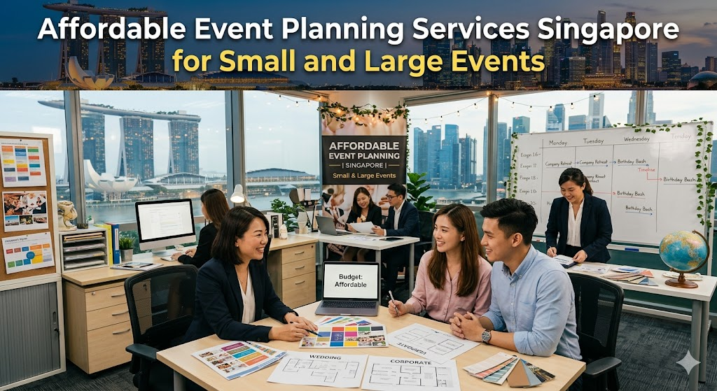 Affordable Event Planning Services Singapore for Small and Large Events