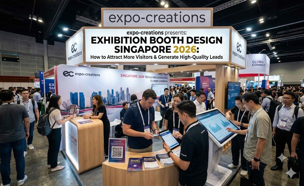 Exhibition Booth Design Singapore 2026: How to Attract More Visitors & Generate High-Quality Leads